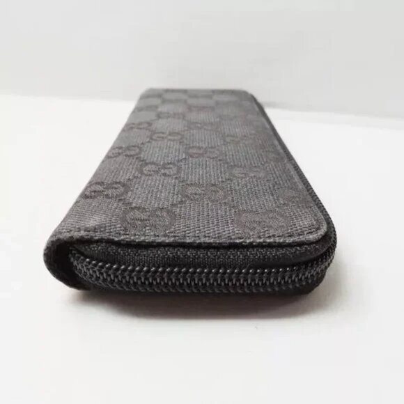 100% Authentic GUCCI GG - Black Jacquard Accessory Case - Picture 3 of 6